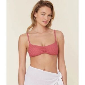 NWT Andie Swim The Symi Bikini Top in Sedona Macrame Size XL